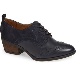 Navy Josef Seibel Daphne 23 Brogue Oxford Shoes
